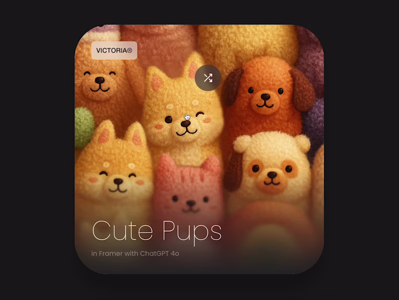 Cover image for Creating a fluffy character switch animation in @Framer (htt...