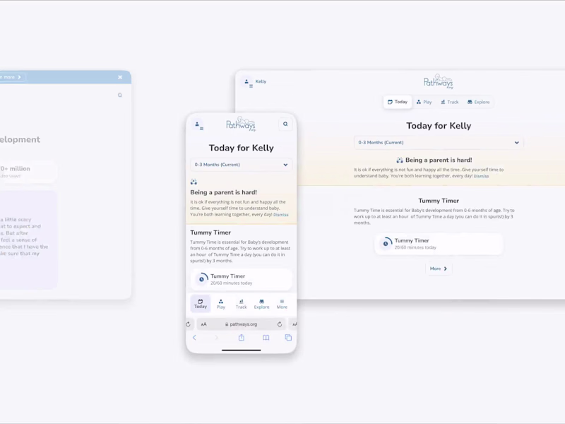 Cover image for Designing an award–winning baby app | Pathways.org
