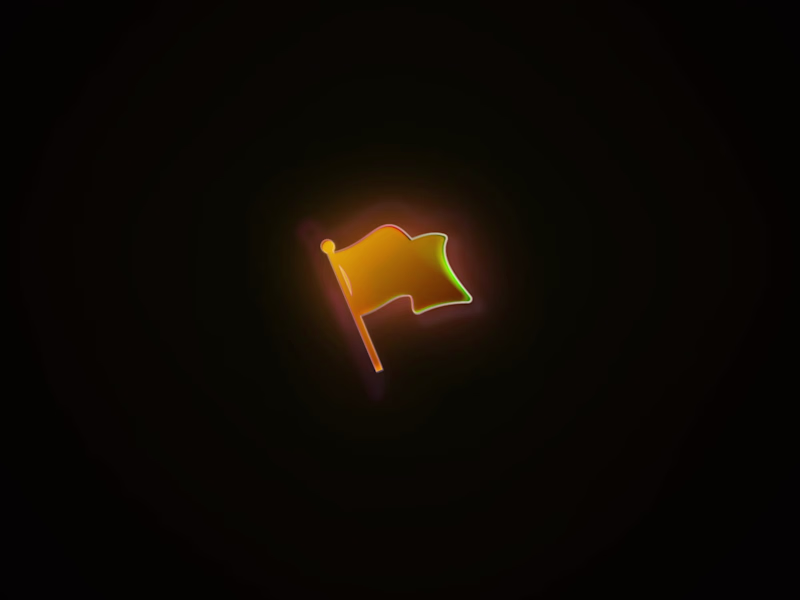 Cover image for Animated flag loader for an iOS dating-safety app