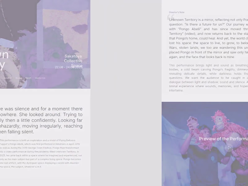 Cover image for Flying Balloons Landing Page Development