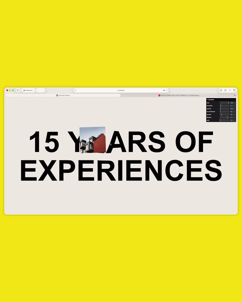 Cover image for Interactive Text Hover Particle Emitter with Three.js and GLSL