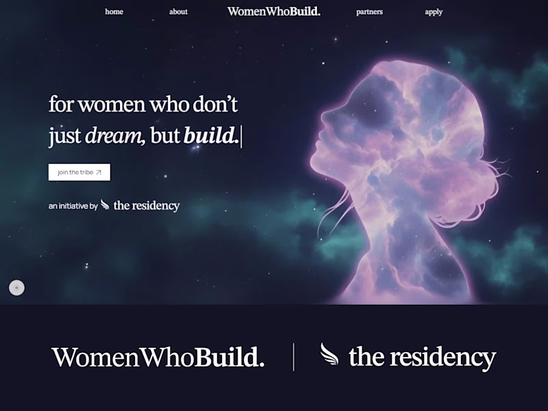 Cover image for Landing Page for WomenWhoBuild by