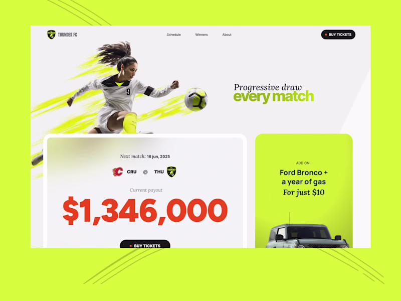 Cover image for Raffle Landing Page Design System