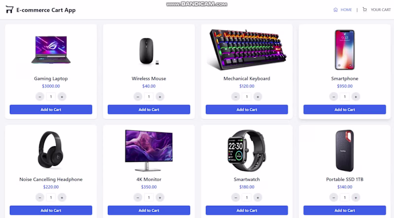 Cover image for Ecommerce Cart App