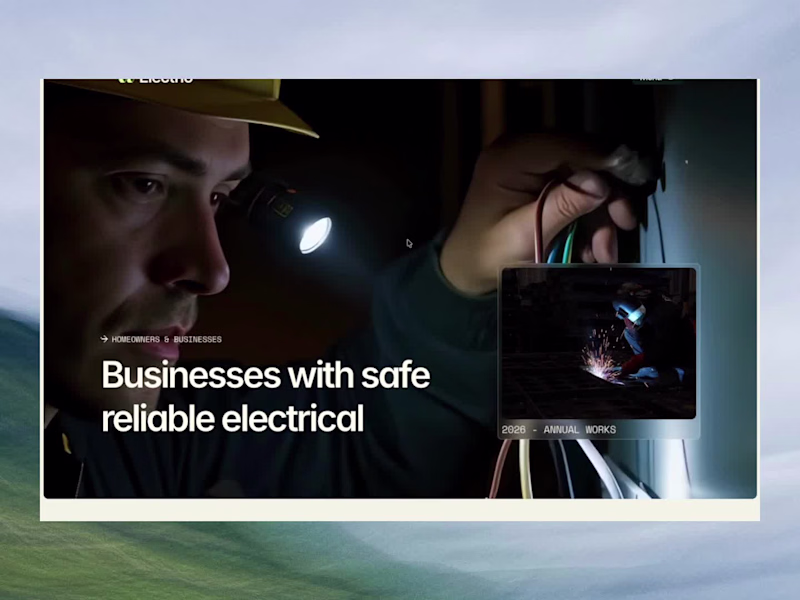 Cover image for Electrio Electrical Contractor Template