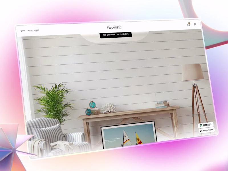 Cover image for FramePic - Framer template for Shopify stores