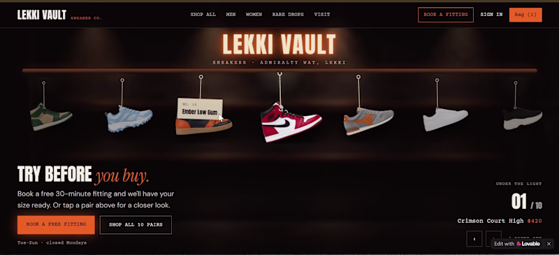 Cover image for Lekki Vault is a small