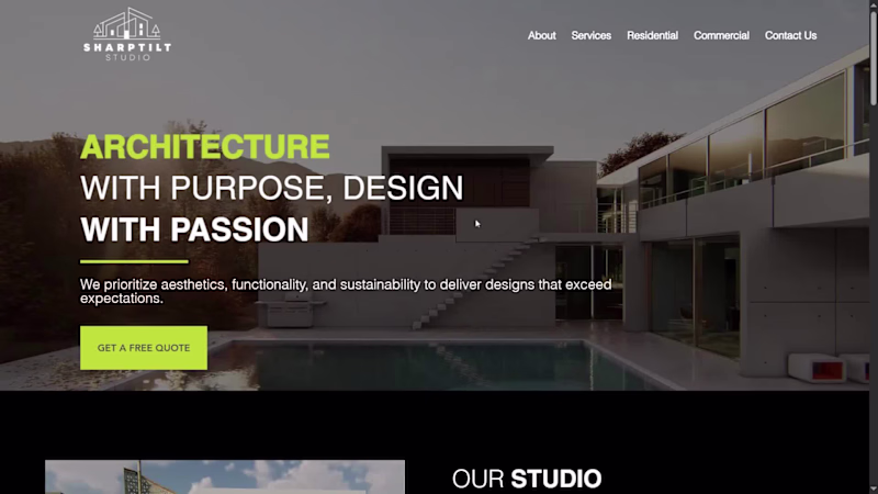 Cover image for Crafted a sleek, high-performance website