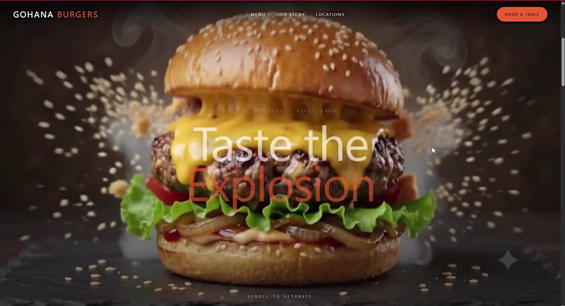 Cover image for BurgerCraft: An Interactive 3D Scroll Experience