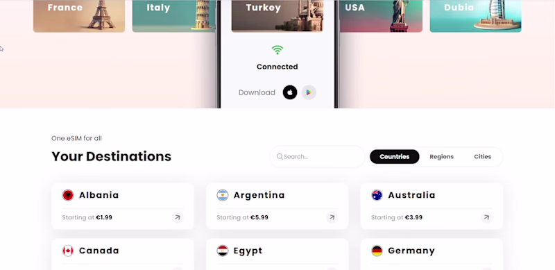 Cover image for eSimFox – Global eSIM Marketplace Platform