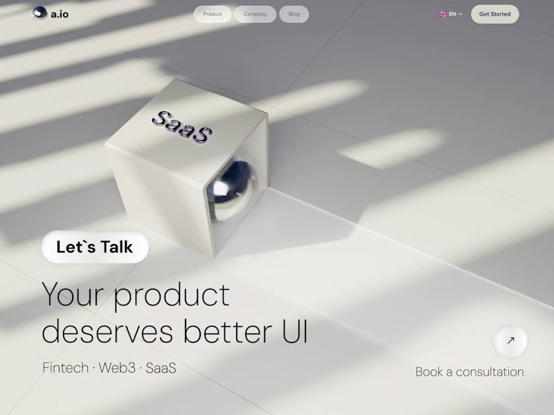 Cover image for 3D for the web. Hero