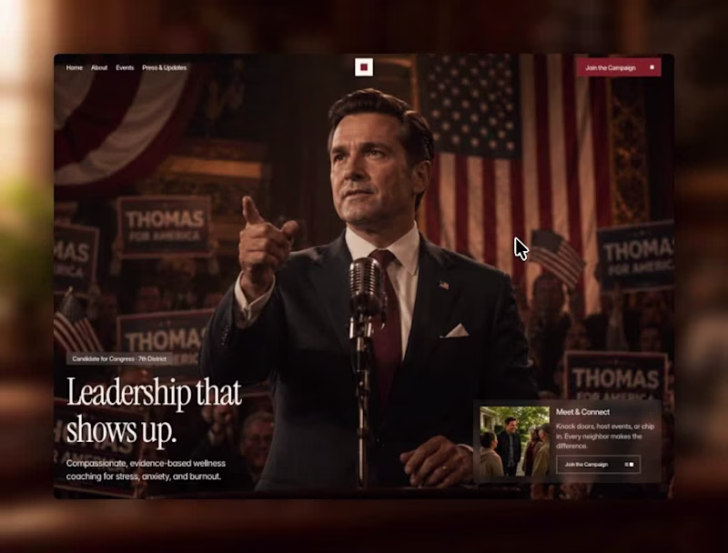 Cover image for Politica Pro framer template