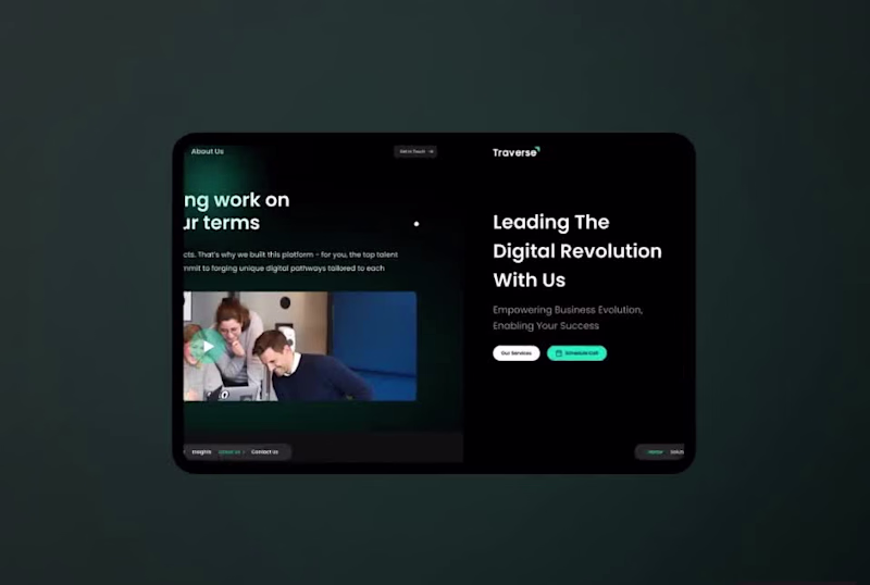 Cover image for Traverse- Engineering & Consulting Agency Website Design