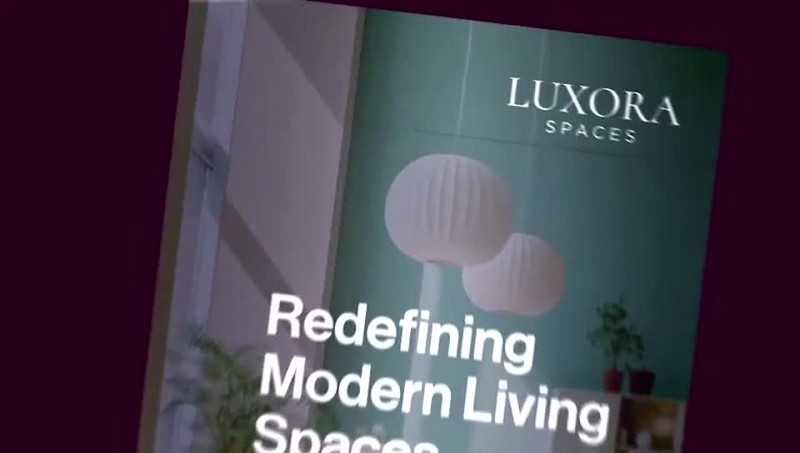 Cover image for Luxora Spaces Brochure Collection Interior Design & Branding.