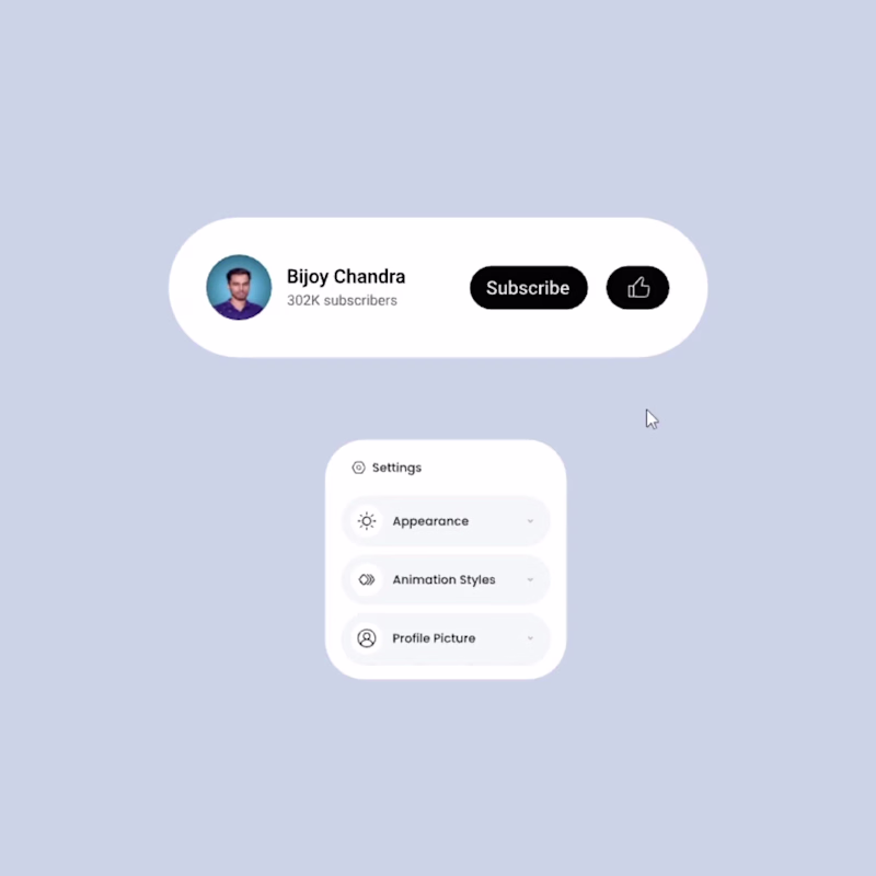 Cover image for Interactive Subscribe Button Animation