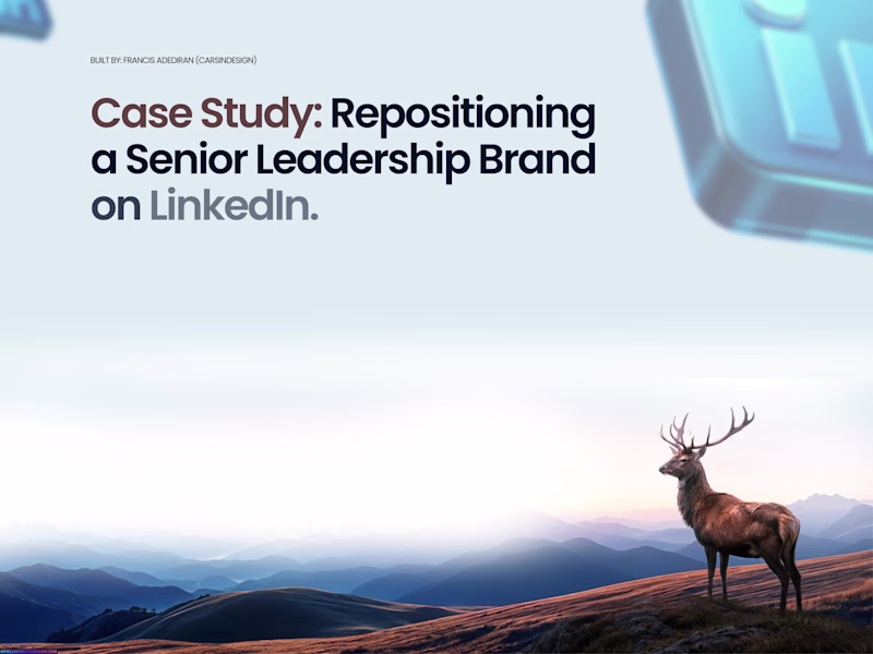 Cover image for LinkedIn Profile Revamp and Personal Branding for Nick