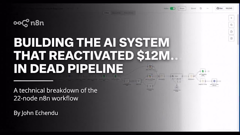 Cover image for 22-Node n8n Workflow for Re-engaging Cold Leads