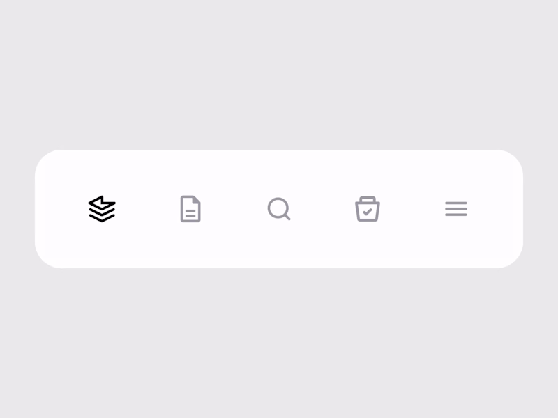 Cover image for Interactive Rive Tab Bar Icons