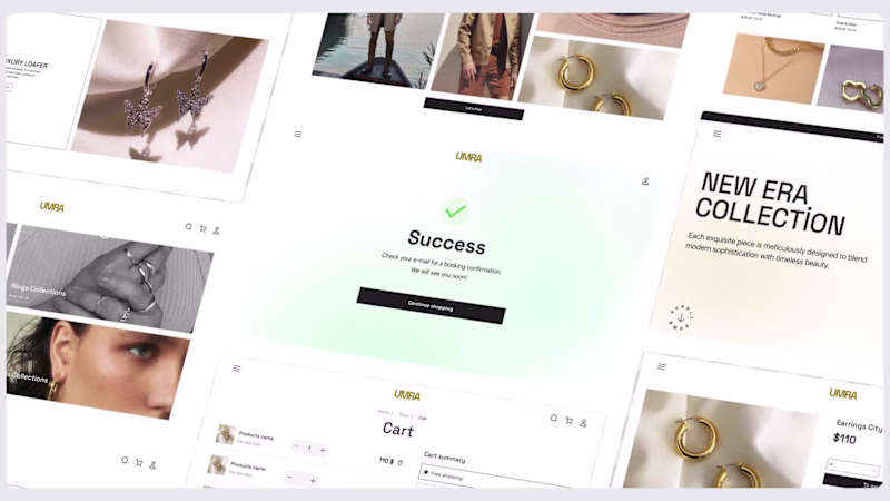 Cover image for UMRA Jewellery – E-commerce UI/UX Design