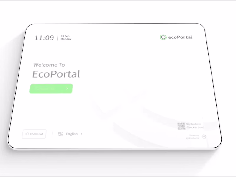 Cover image for EcoPortal – Visitor Management System Design