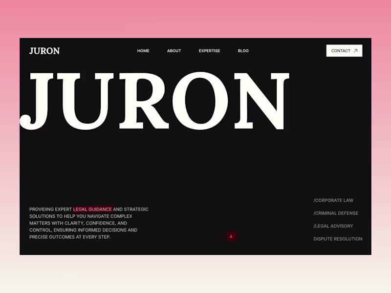 Cover image for Juron - Premium Legal Website Template