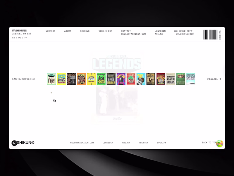 Cover image for WIP 🚧 - Archive Carousel Portfolio website for a super-tale...