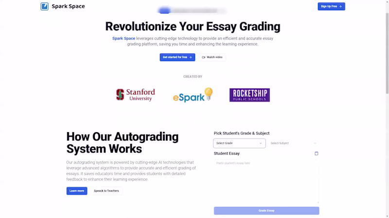Cover image for Spark Space | Frontend & Take-Home Challenge