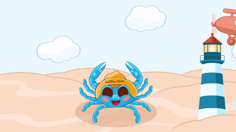 Cover image for Crab with Mission: Making Professional Conference playful | Rive