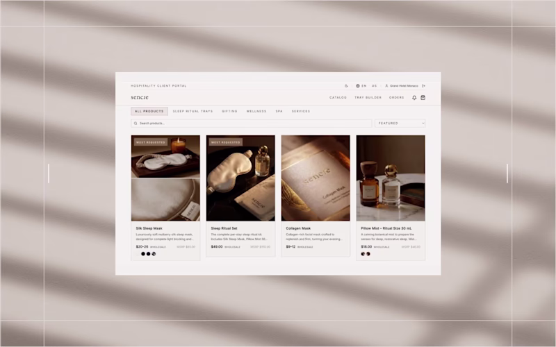 Cover image for Sencie B2B Portal