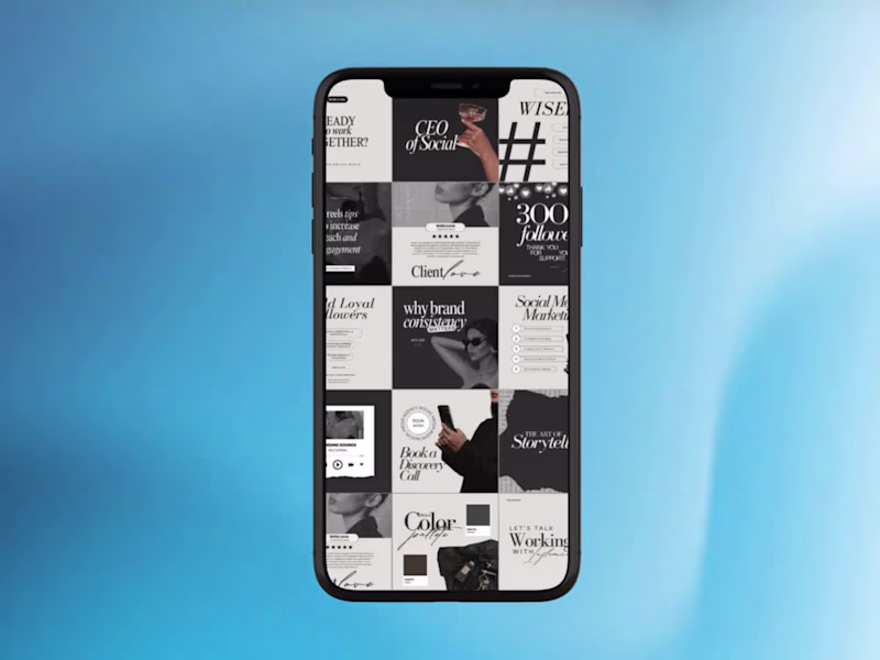 Cover image for Content & Feed Creation for Service-Based Brand