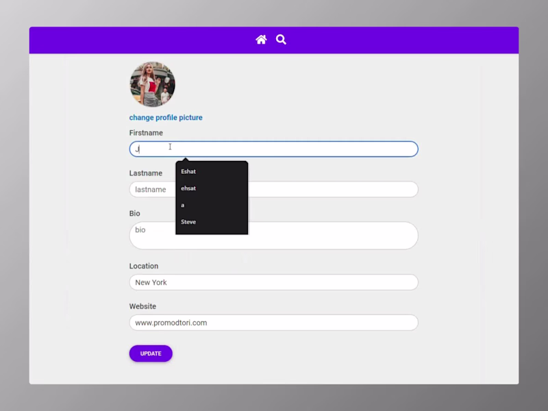 Cover image for 👭 Social Network: Edit Profile

A