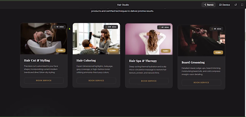 Cover image for Built a responsive photography studio