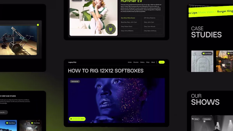 Cover image for Legacy Grip - CMS driven Framer portal for professional grips