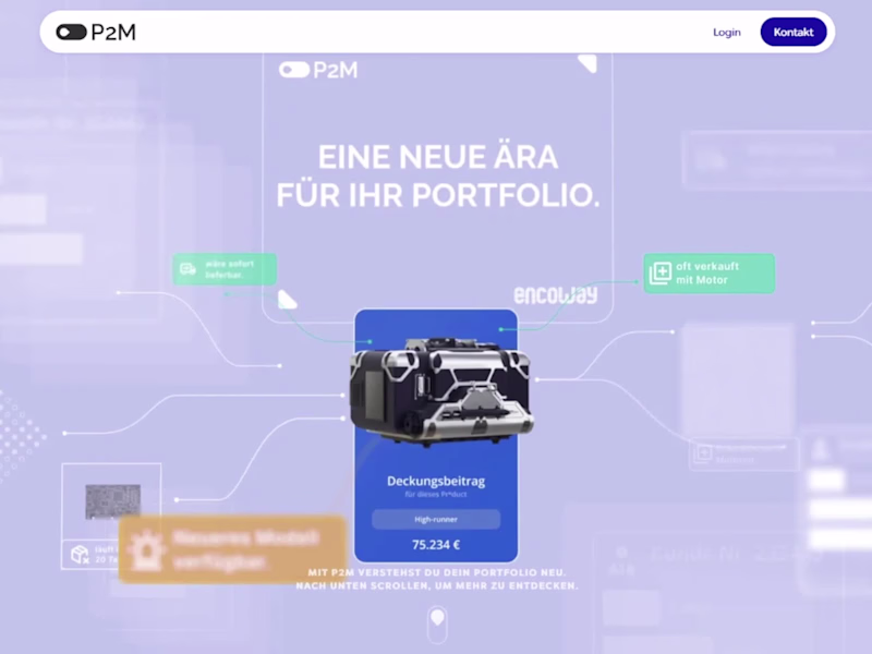 Cover image for 3D Animation for a P2M Software Leader Landing Page