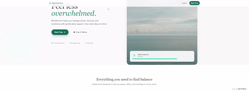 Cover image for MindAnchor : The Supporting App For Your Brain MindAnchor is...