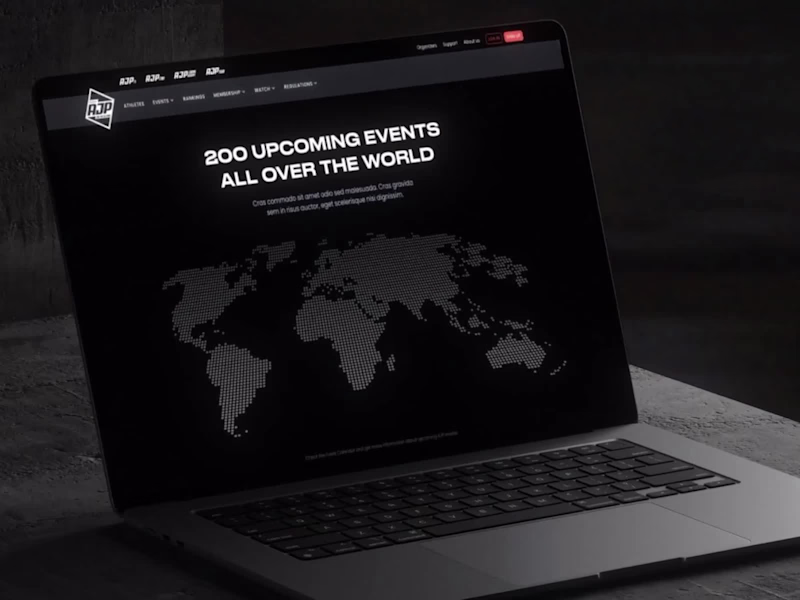 Cover image for Website Design for AJP Jiu-Jitsu Tournament Platform