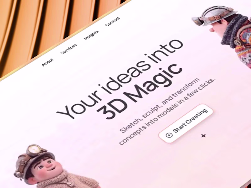 Cover image for Cinemori Premium 3D Character Landing Page