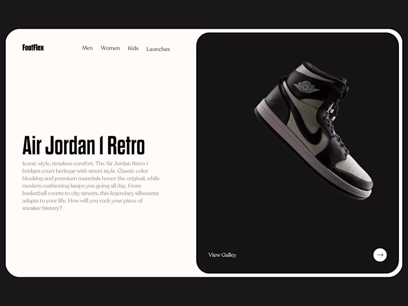 Cover image for Nike Concept Web Design