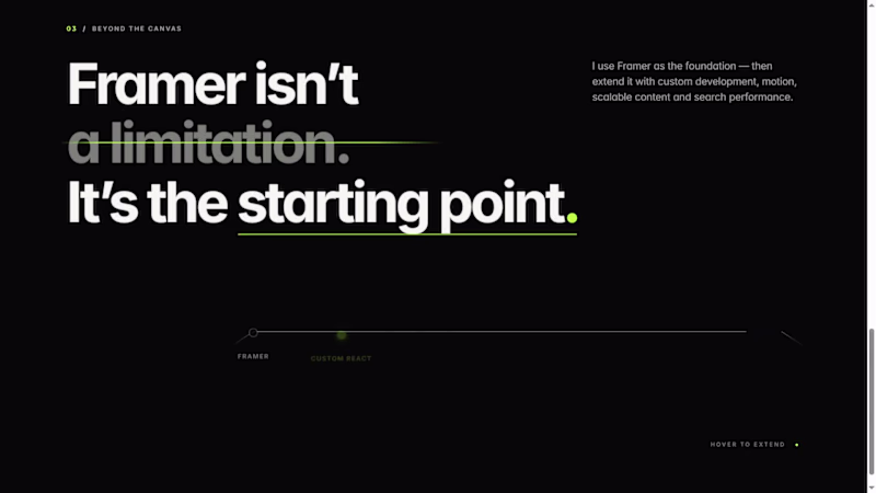 Cover image for Framer isn’t a limitation. It’s