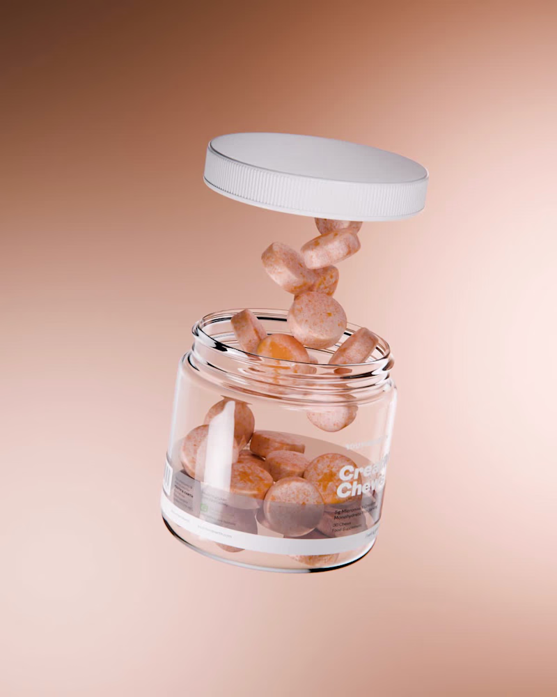 Cover image for 3D Supplement creatine chews