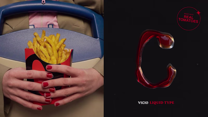 Cover image for A typeface so good you could eat it, made entirely with ketc...