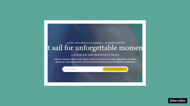 Cover image for Altamar Charters, Spanish-First Yacht Charter Site