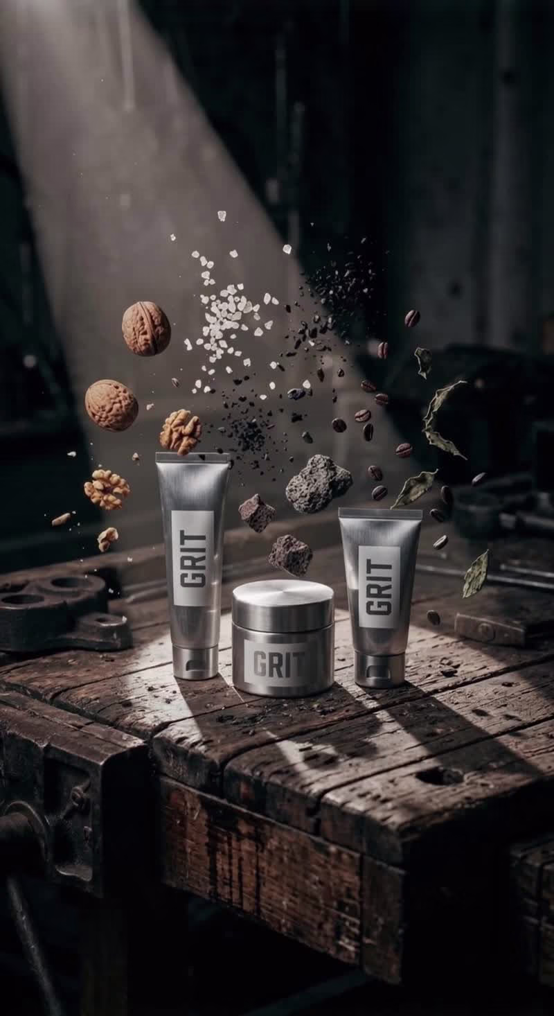 Cover image for GRIT Industrial Grooming Branding Campaign