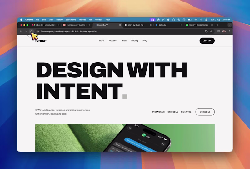 Cover image for Agency Landing Page Design with AI Tools