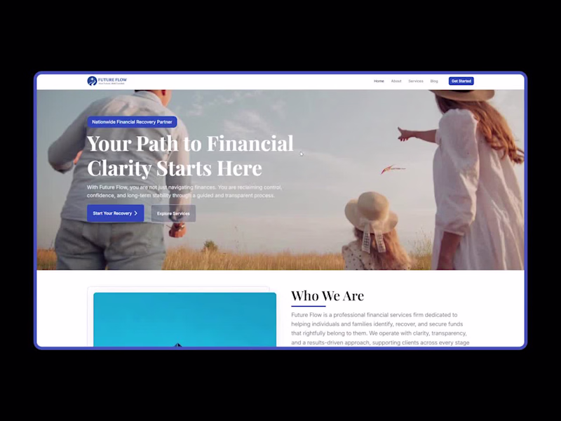 Cover image for Future Flow | Financial Services Website on Wix Studio