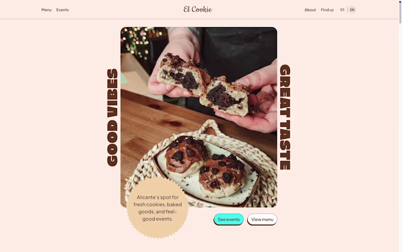 Cover image for El Cookie Website