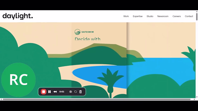 Cover image for I designed and developed the Daylight website using Webflow,...