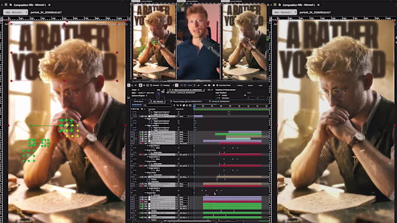 Cover image for recent documentary-style timeline edit Made with @adobecreat...