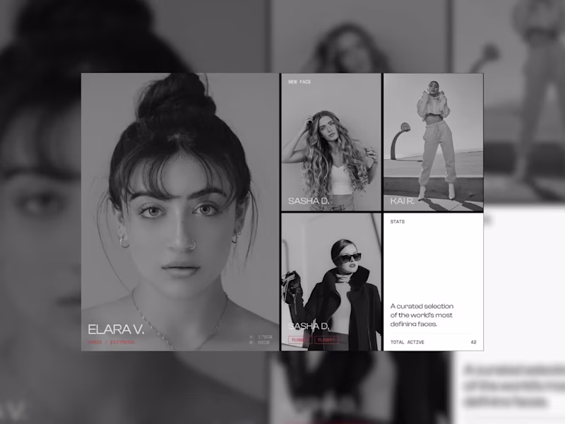 Cover image for NØRTH Model Scouting Website Design