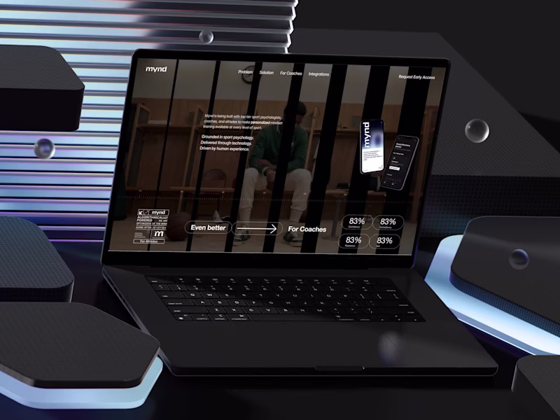 Cover image for Mynd - website concept